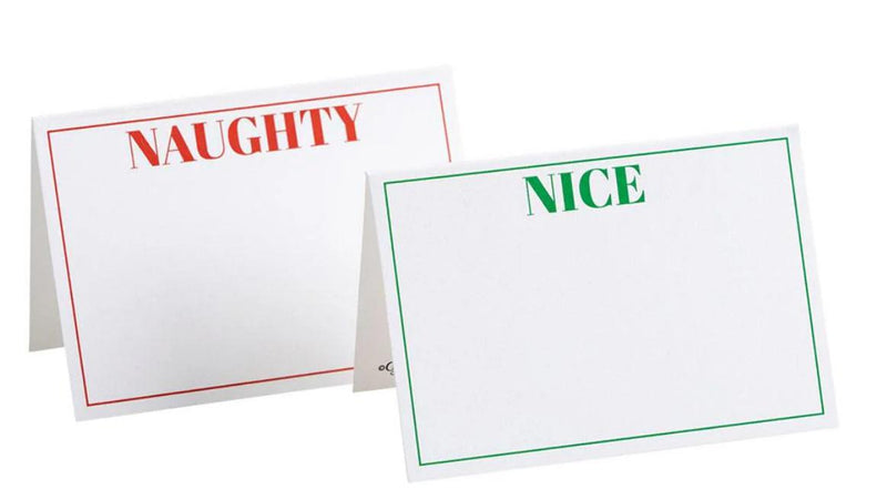 Caspari Naughty or Nice Placecard