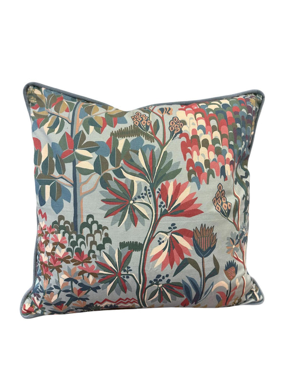Custom Alpine Spa Blue Pillow