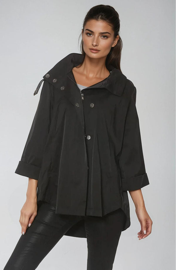 Ciao Milano Savina Water Resistant Jacket - Black