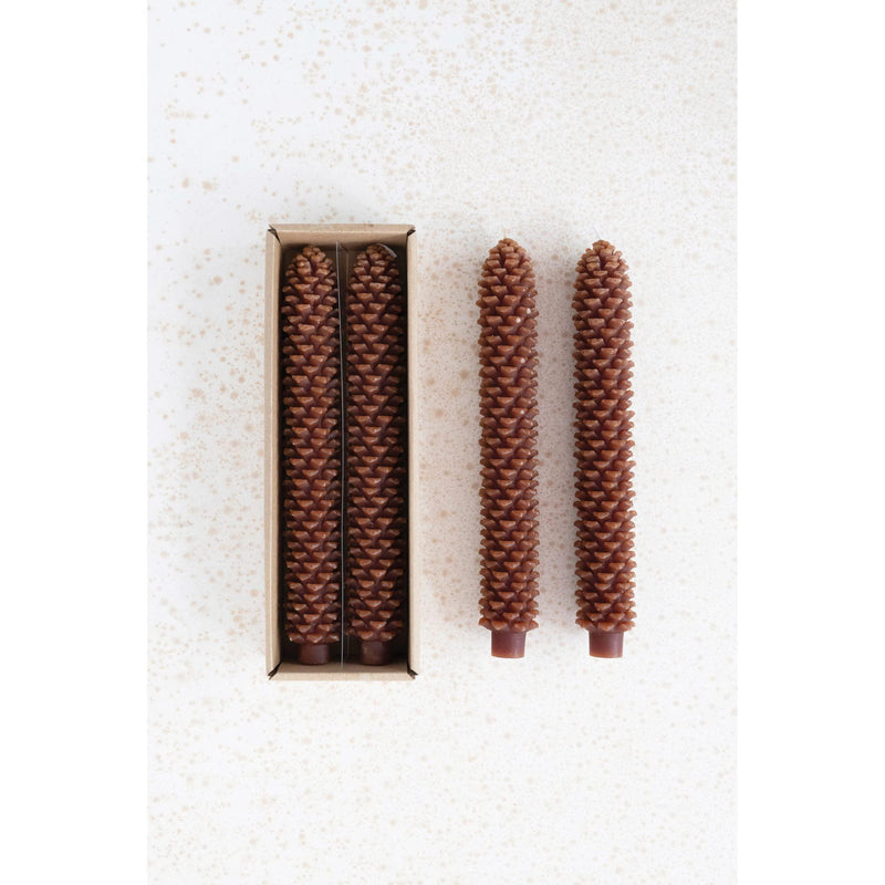 Large Pinecone Taper Candle