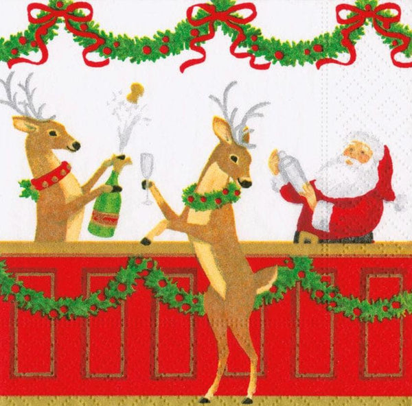 Caspari Santa’s Bar