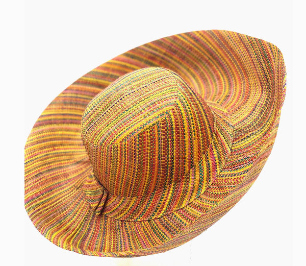 Multicolor Melange Packable Sun Hat