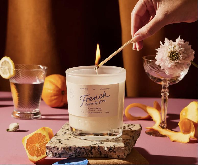Rewined French 75 Candle 10 Oz