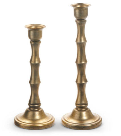 Gold Metal Taper Candle Stick