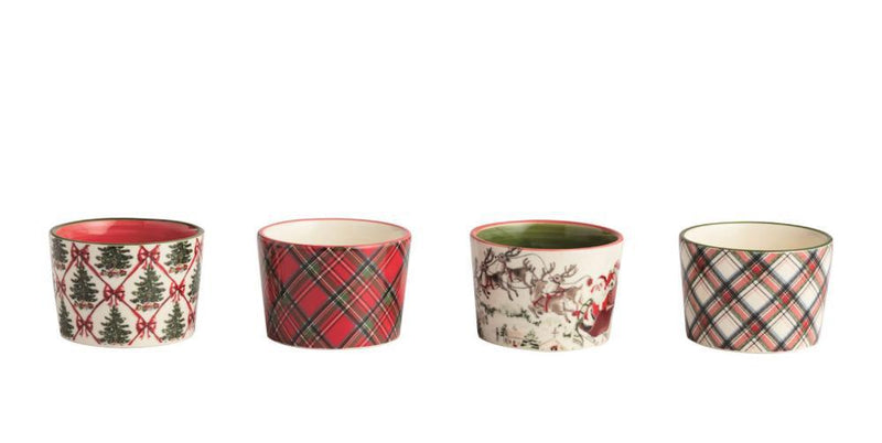 Tartan Tidbit Dishes