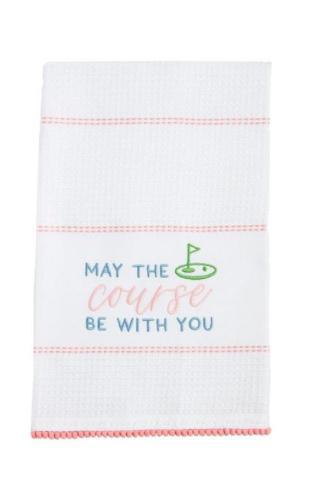 Golf Themed Embroidered Towels