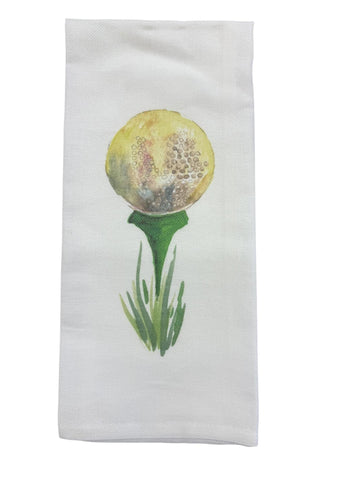 Golf Tee Pinehurst Dish Towel - Thumbnail 2