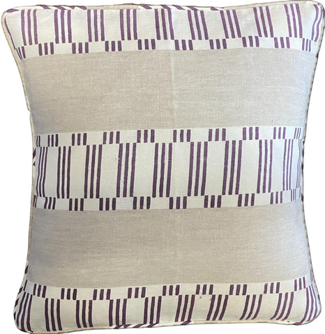 Custom Thibaut Japonic Plum Pillow - Thumbnail 2