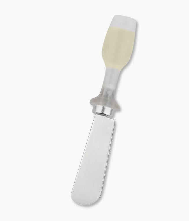 Champagne Cork Resin Cheese Spreader