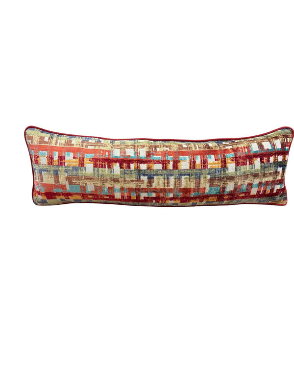 Sienna Plaid Velvet Custom Pillow