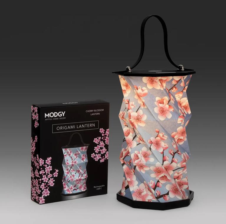 Cherry Blossom Origami Lantern