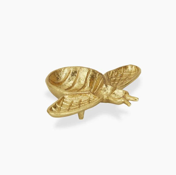Golden Bumble Bee Trinket Tray