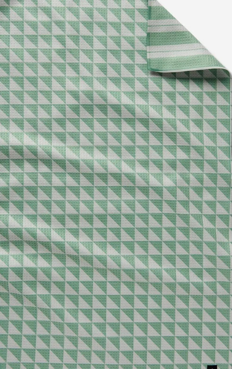 Geometry Pistachio Double Sided Kitchen Towel