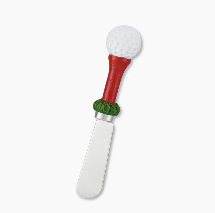 Hole in One Polyresin Cheese Spreader