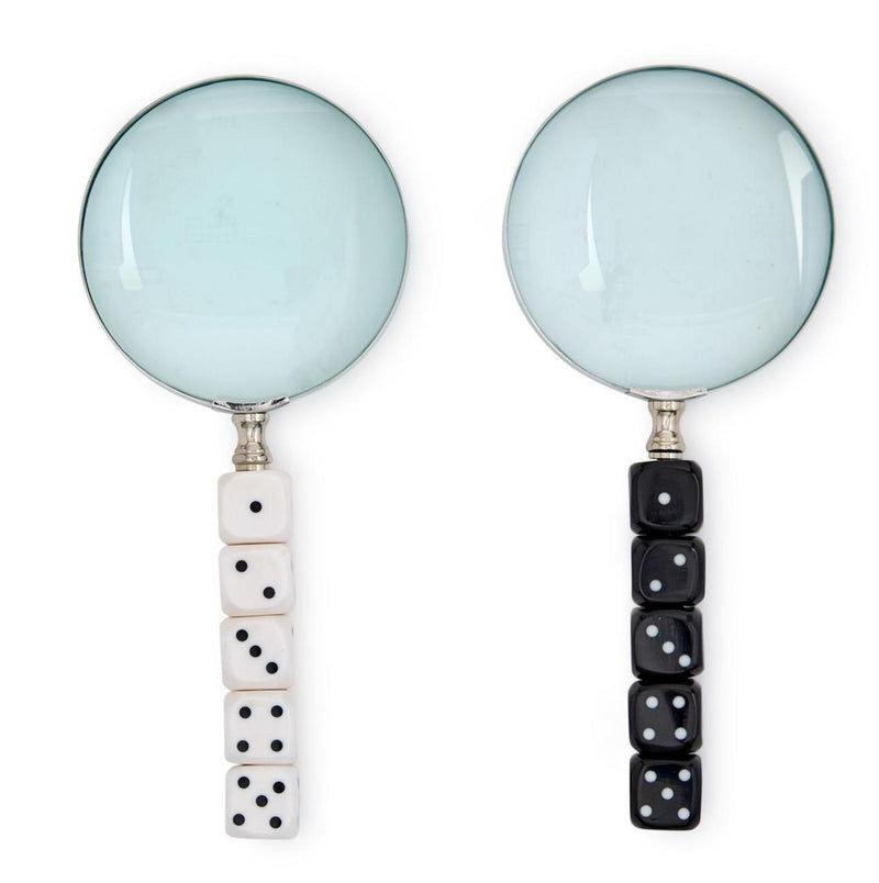 Magnifier with Dice Shaped Handle