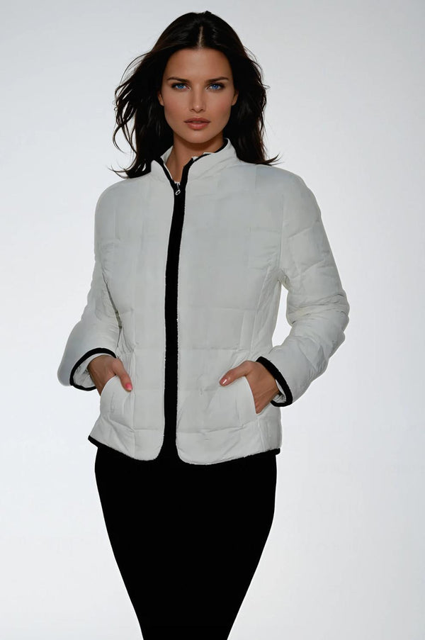 Ciao Milano Jasper Water Resistant Jacket - White