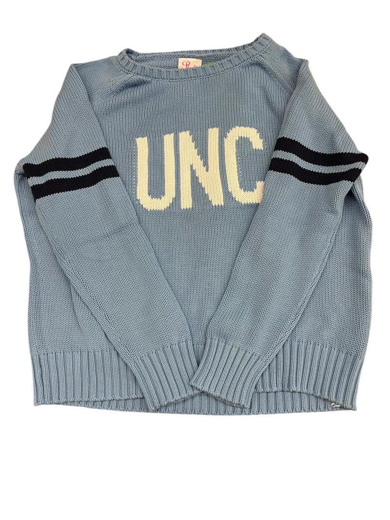 Lt Blue Campus Cotton Heels Sweater