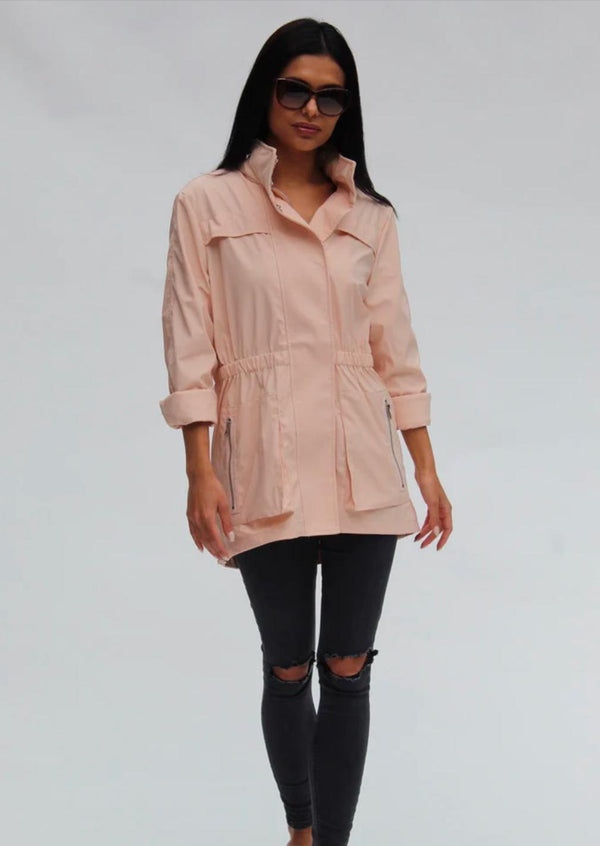 Ciao Milano Anna Waterproof Jacket-Blush