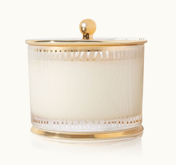 Frasier Fir Gilded Frosted Wood Grain Candle
