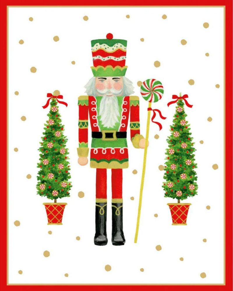 Caspari Lollipop Nutcracker Christmas Card Box