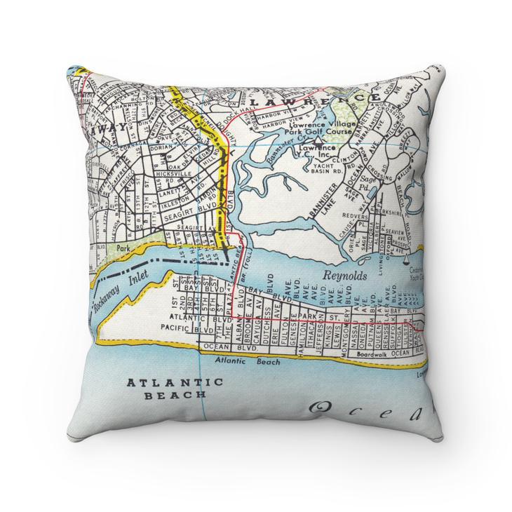 Vintage Map Pillows by Daisy Mae Designs
