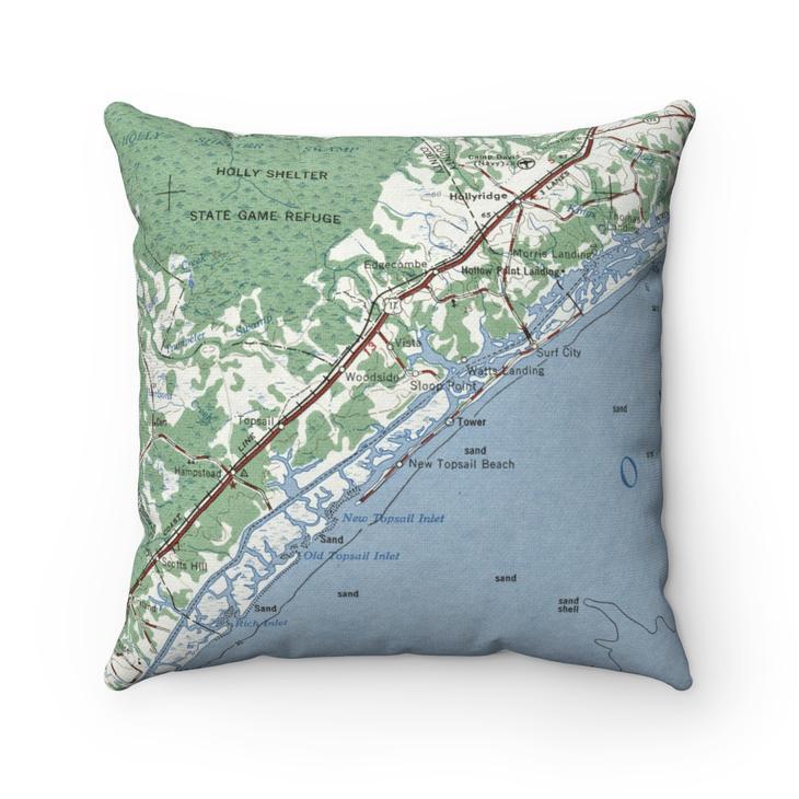 Vintage Map Pillows by Daisy Mae Designs