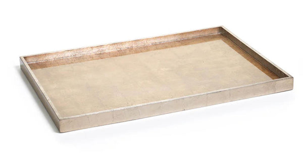 Antique Gold and Silver Serving Tray