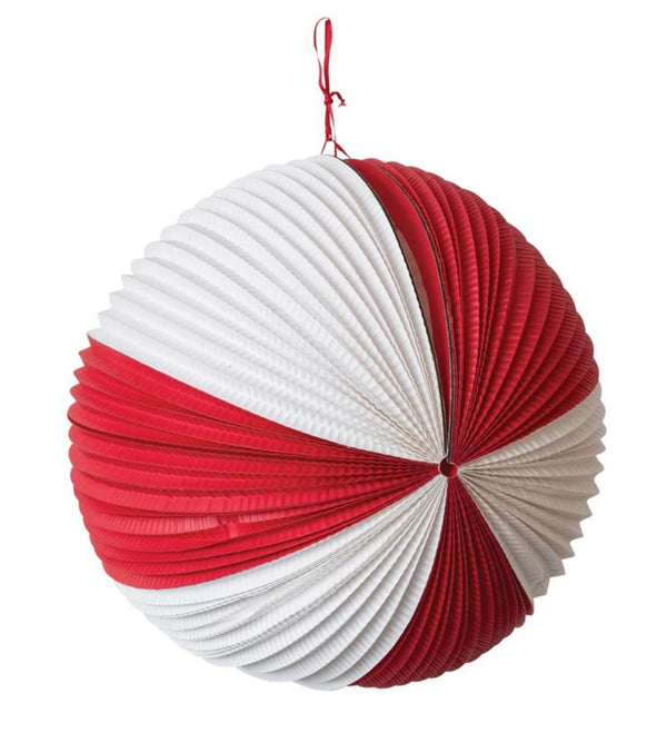 Round Crinkle Paper Folding Ball Ornament