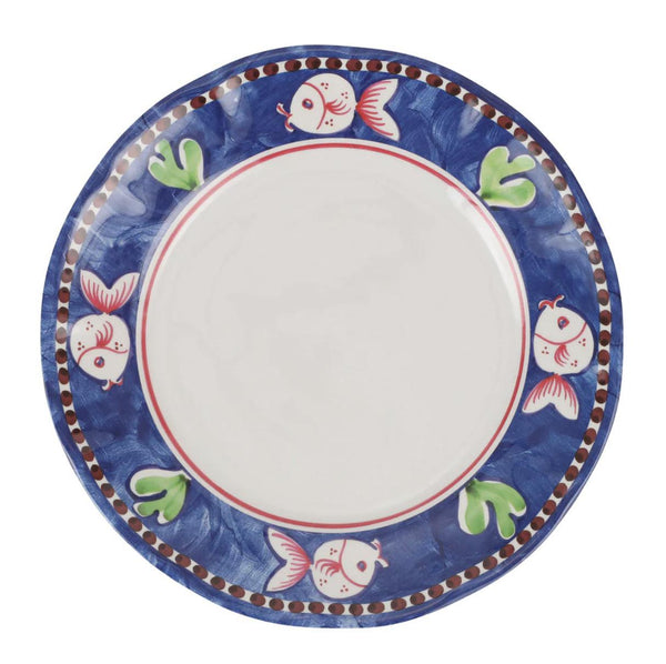 Vietri Melamine Campagna Pesce Dinner Plate