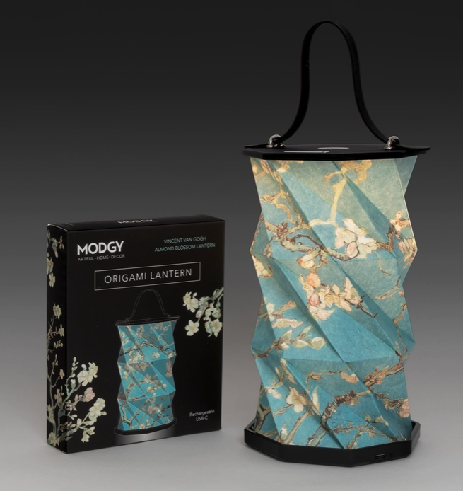 Van Gogh Almond Blossom Origami Lantern - Thumbnail 2