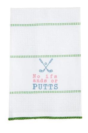 Golf Themed Embroidered Towels