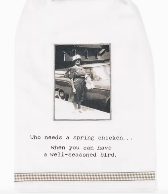 Spring Chicken/Well Seasoned Bird Towel