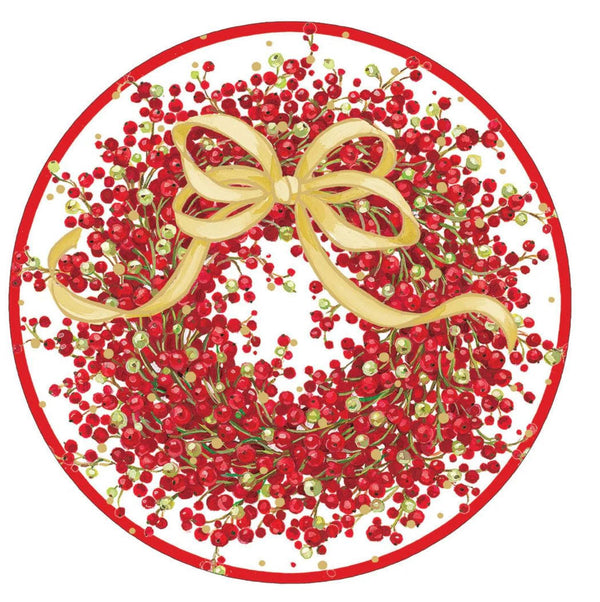 Caspari Pepperberry Paper Placemats