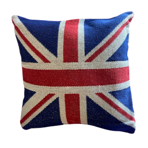 Union Jack Tweed Pillow