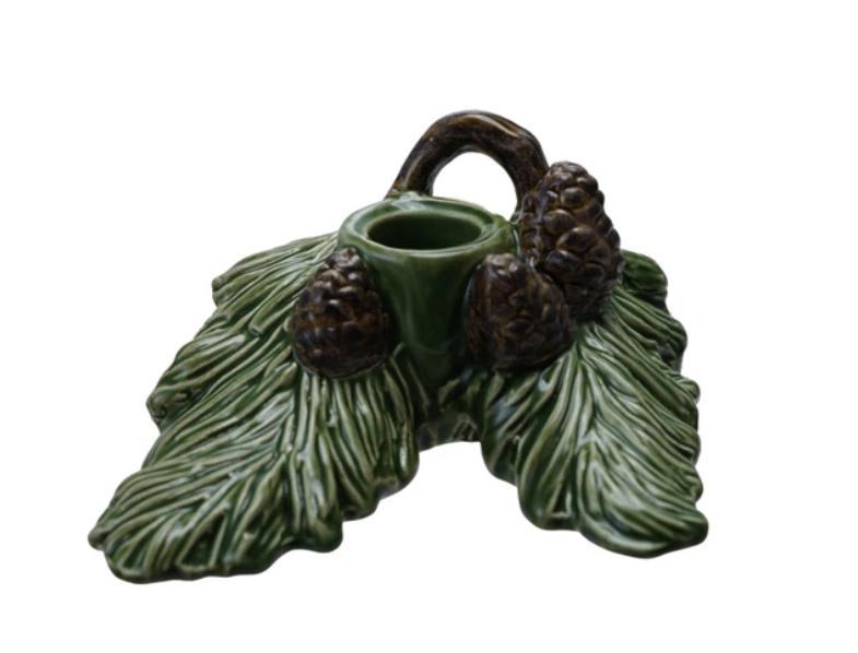 Pine Bough Taper Holder