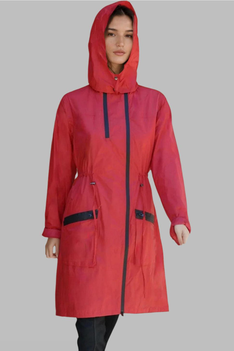 Ciao Milano Sabrina Waterproof Jacket - Cherry