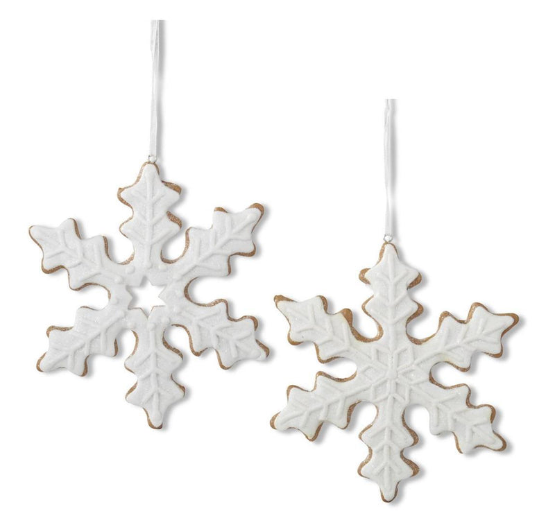Gingerbread Snowflake Ornament