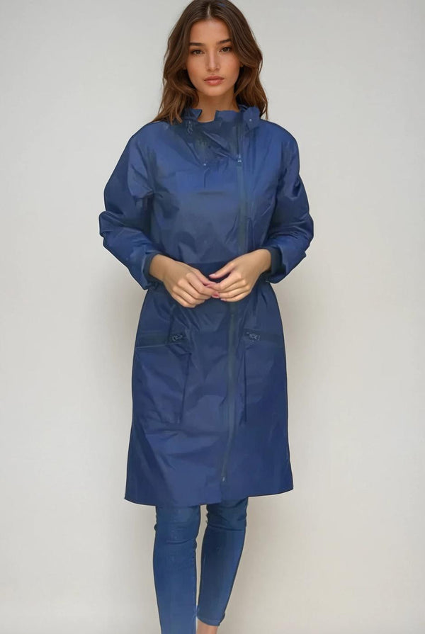 Ciao Milano Sabrina Waterproof Jacket - Navy