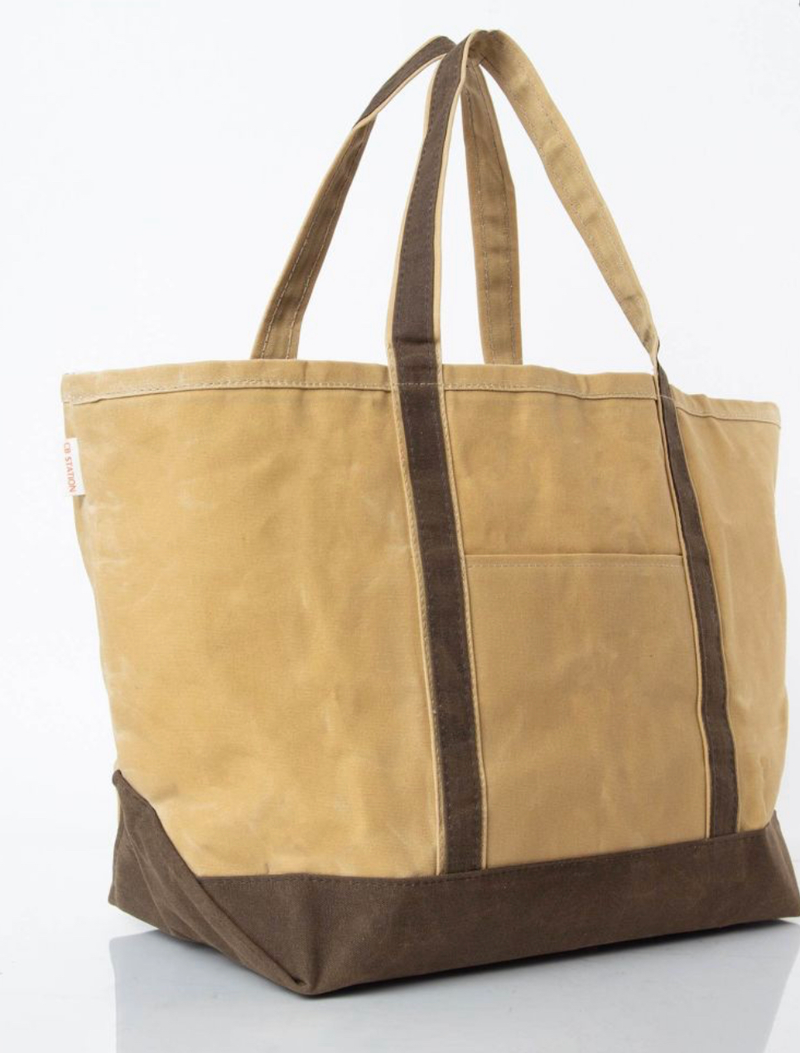Waxed Large Boat Tote
