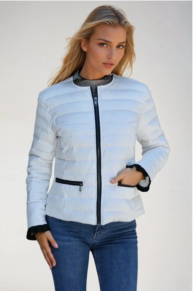 Ciao Milano Carmen Water Resistant Jacket-Leopard