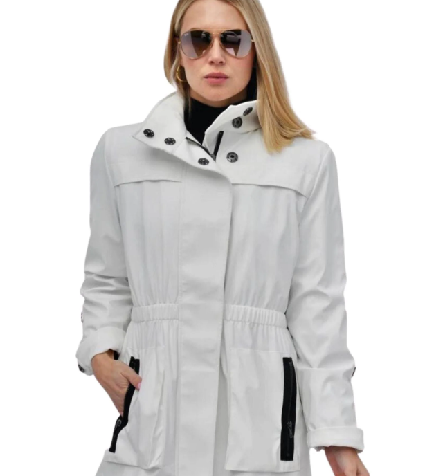 Ciao Milano Anna Waterproof Jacket-White