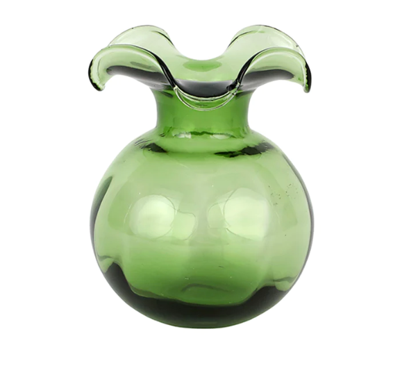 Vietri Hibiscus Glass Bud Vase