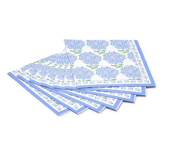 Hydrangea Cocktail Napkins