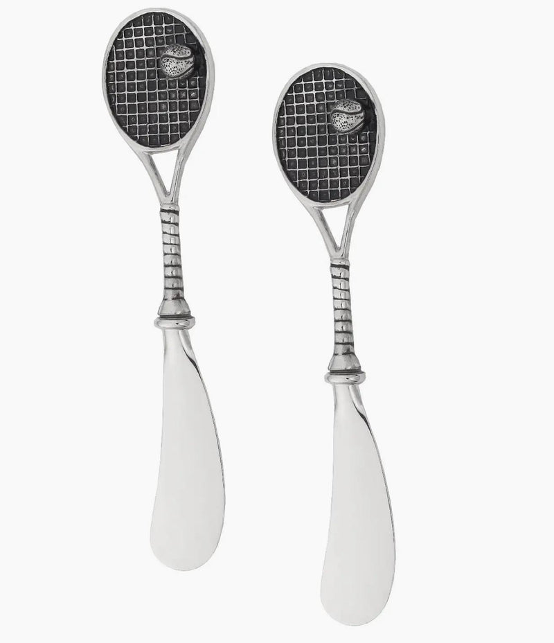 Tennis Racquet Zinc Cheese Spreader