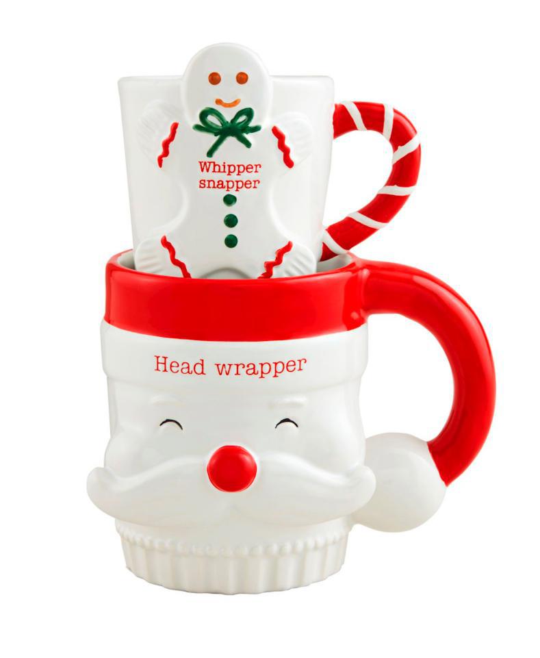 Christmas Big & Little Mug Set