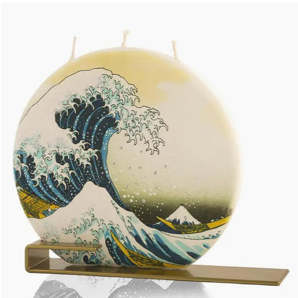 Flatyz The Great Wave Round Candle
