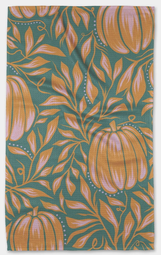 Happy Pumpkins Kitchen Towel
