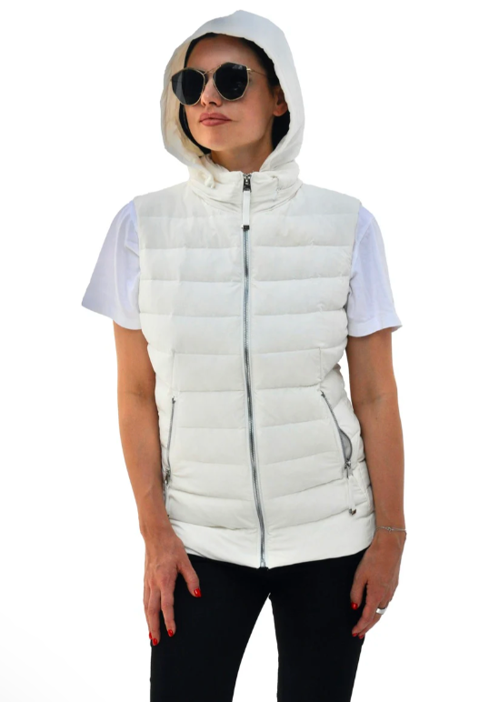 Ciao Milano Jo Puffer Vest w/Hood