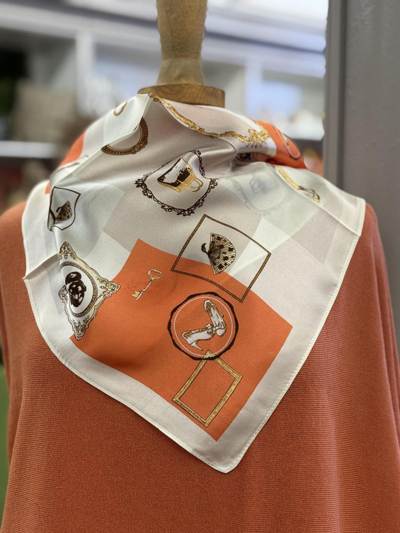 Orange Woman Stuff Scarf