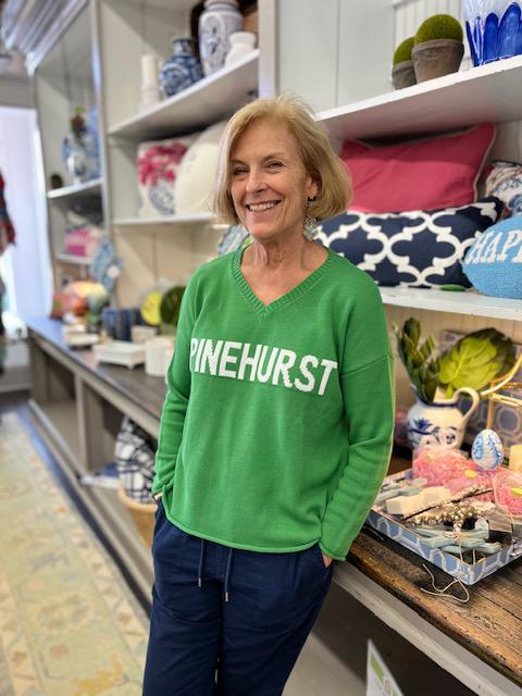 Pinehurst Green Sweater